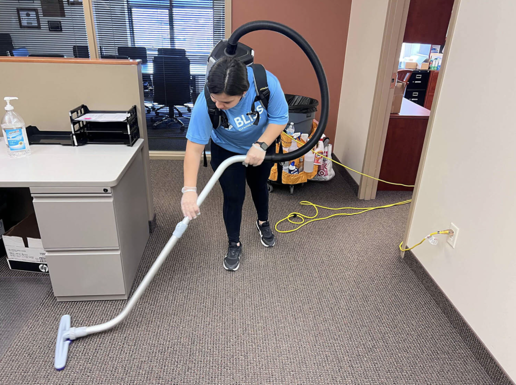 Carpet cleaning in Austin, Tx commercia building and professional laundering of hospital scrubs to prevent infection