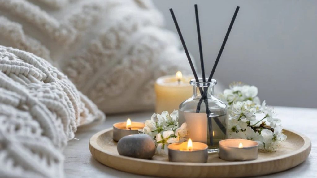 Creating a Relaxing Atmosphere with Artificial Plants and Scented Candles